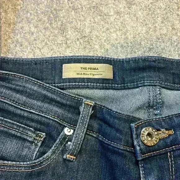 AG The Prima Mid Rise Cigarette, Size 27R - Picture 9 of 11